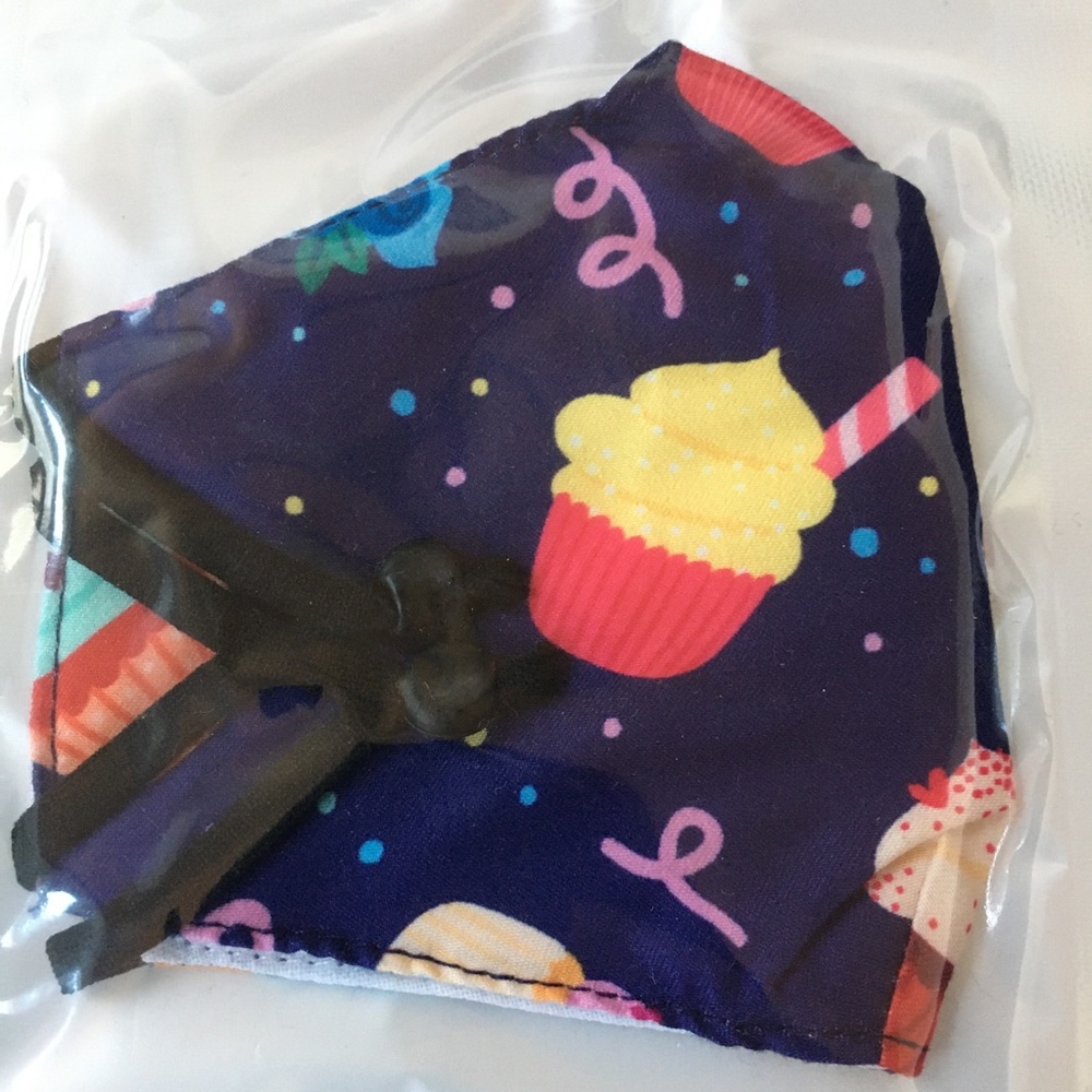 MASK youth Cotton confetti cupcake  novelty kids